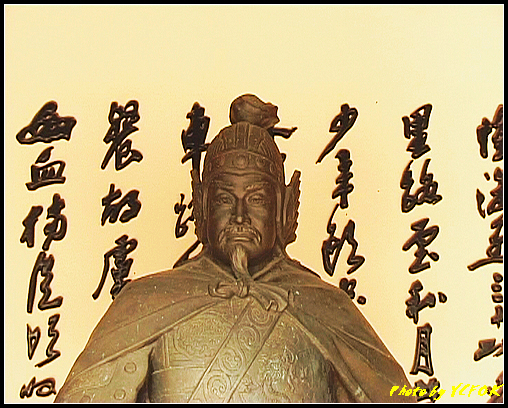 杭州 岳王廟 (岳飛) - 034 (岳飛紀念館內的岳飛像)