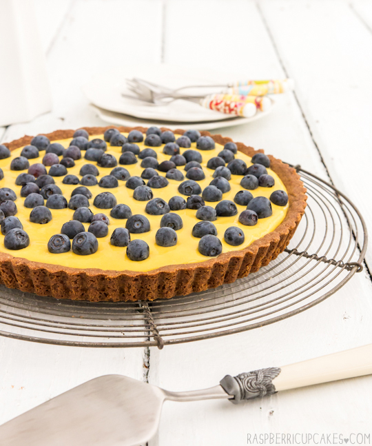 Mango Curd Tart with Toasted Coconut Crust