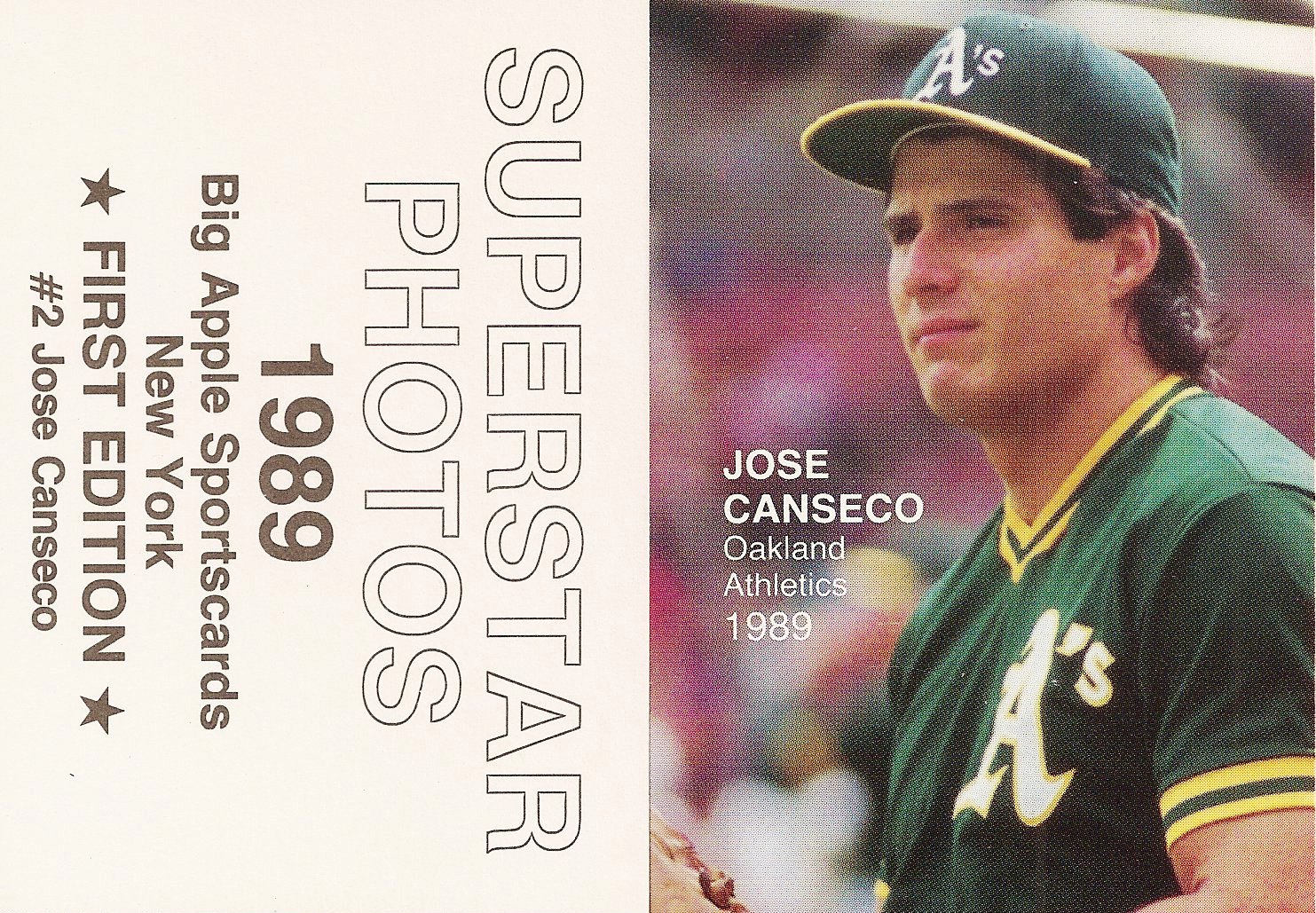 1989 Big Apple Sportscards Superstar Photos