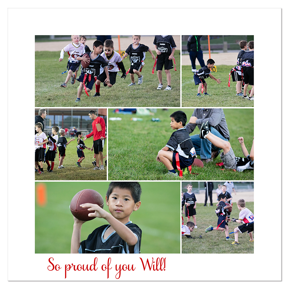 Football Will Collage