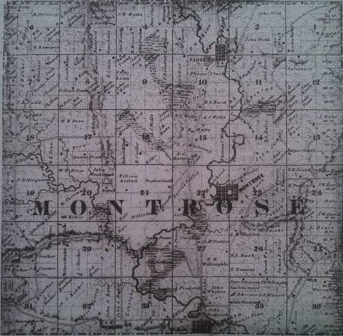 Small Town History - Jimtown (Town of Montrose Map)