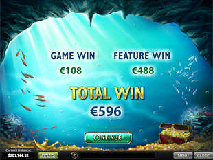 free Atlantis Queen bonus feature prize