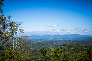 Hendersonville from Pinnacle Mountain