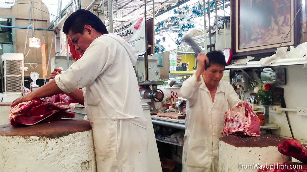 Mercado San Juan butchers