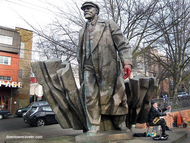 Freemont Seattle Lenin Sculpture