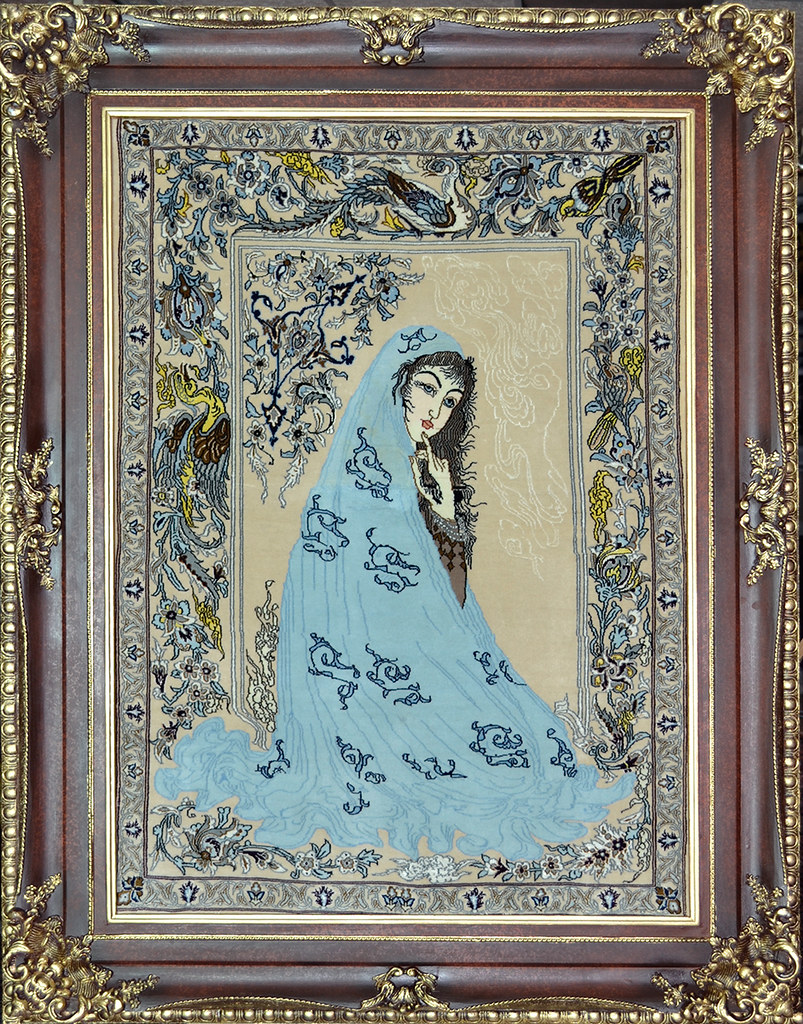 Persian Tableau Rug-Pictorial Carpet