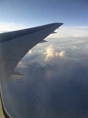 飛行機からの空撮