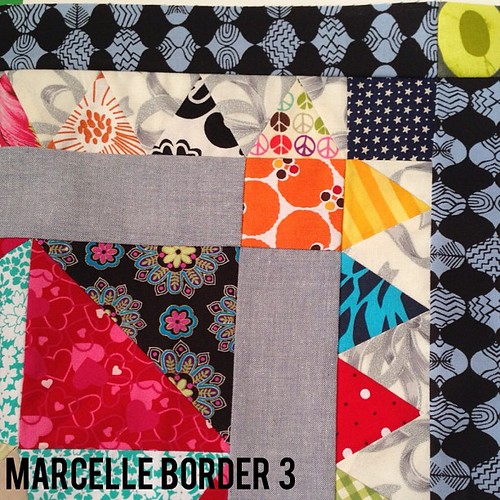 #marcellemedallion border 3 finished! #libertylove #patchwork #sew #sewing #medallionalong