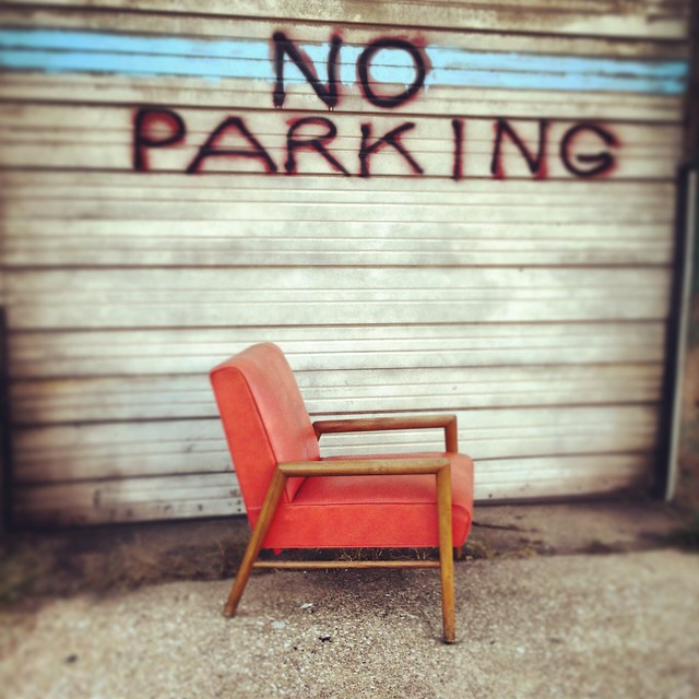 T.H. Robsjohn-Gibbings For Widdicomb Lounge Chair/ No Parking