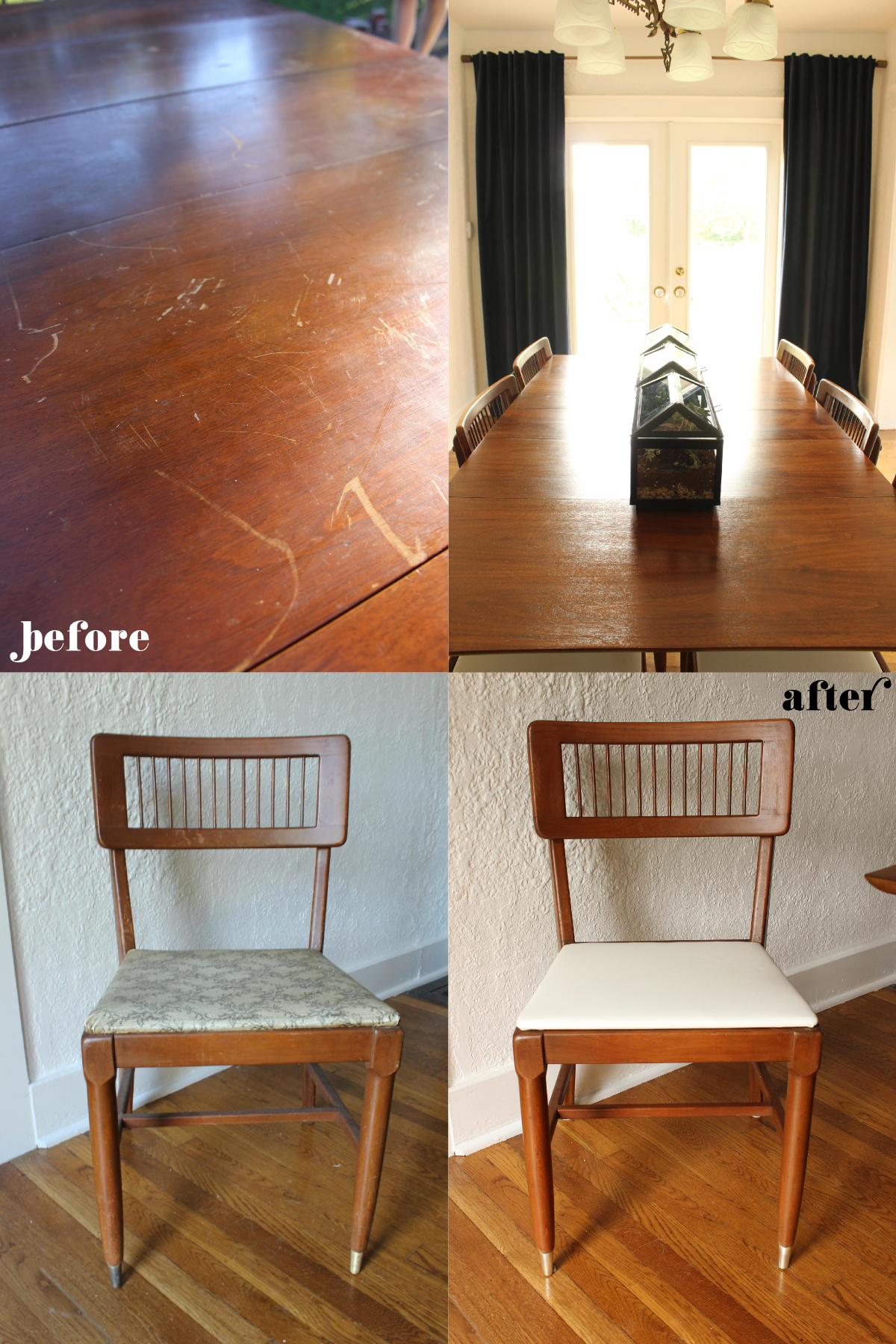 Fabric Paper Glue | Dining Room Restoration