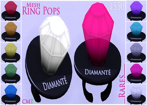:Diamante: Mesh Ring Pop Gachas by Alliana Petunia