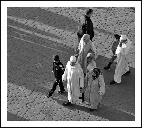 moslims op straat by hans van egdom
