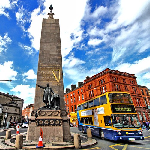 Parnell Monument in Dublin. Charles Stewart Parnell nationalist political leader, land reform agitator, and the founder and leader of the Irish Parliamentary Party. #dublin #ireland #ie #éire #statue #irish