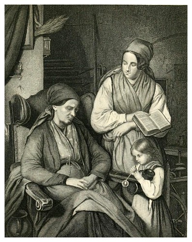 009-La abuela durmiente- Franz Eybl-The galleries of Vienna…-1867-Adolph Goerling