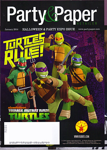 Party & Paper Retailer,v.XXIX NO.1 // "TURTLES RULE!" ..alternate cover (( January 2014 ))