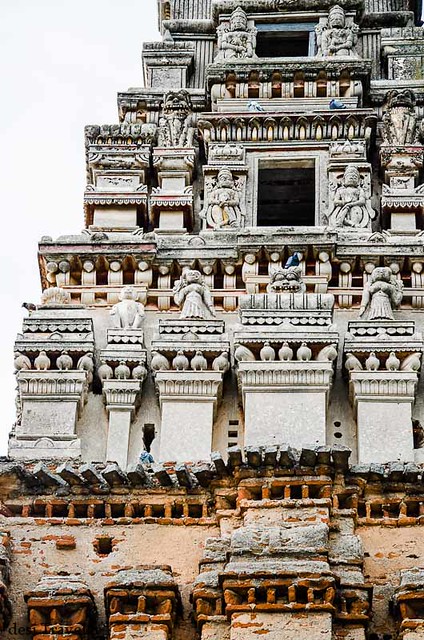 gopuram of ancient ammapalle temple shamshabad