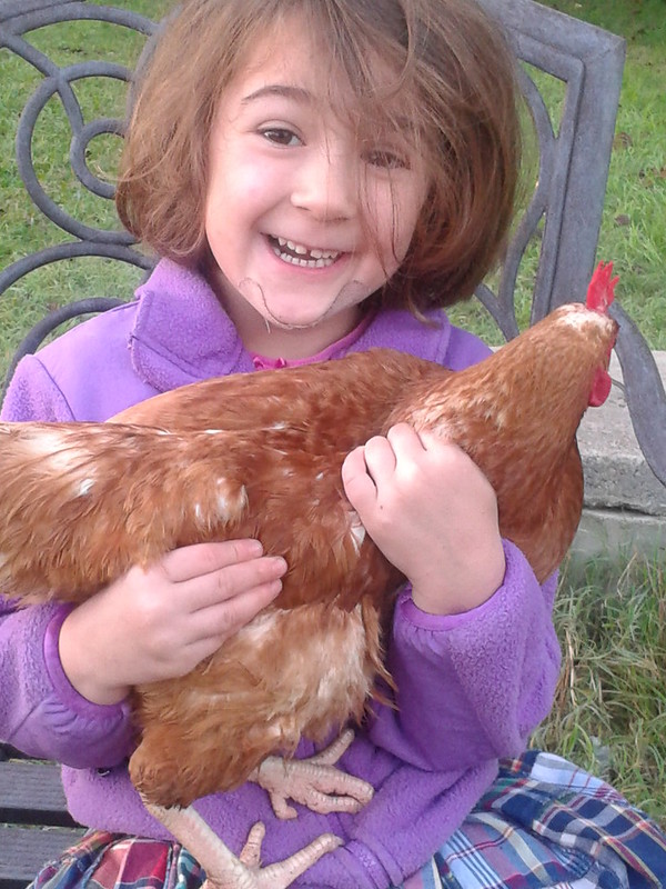 Girl + Chicken