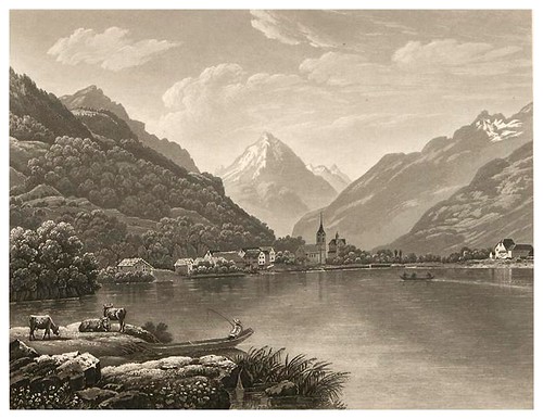 006-Vista de Fluelen-Cinquante vues pittoresques de la Suisse… -Vía e-rara