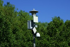 			Klaus Naujok posted a photo:	Big Brother is watching. This "surveillance" equipment suddenly showed up on Country Hill Dr overlooking Knoll Park. Wonder what they are looking for?
