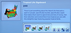 Tropical Life Signboard