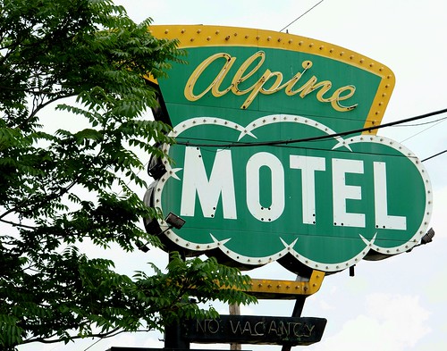 Alpine Motel, US 12, Inkster, Michigan