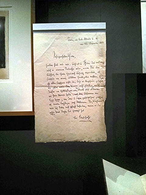 Brief von Nietzsche