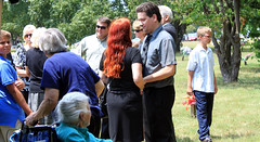20120803 1334 - Lowell's funeral - burial - Carolyn, Clint - (by Vicky) - 8259595210_0fd06be1fa_o