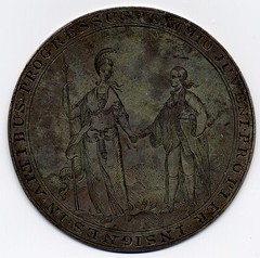 Medal of the Literary Society of King’s College in New York - reverse