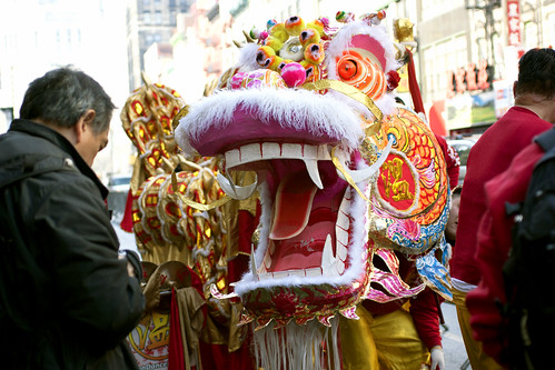 chinatown lunar parade lion