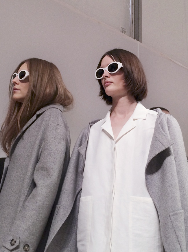 99 Backstage at the Burberry Prorsum Womenswear Spring_Summer 2014