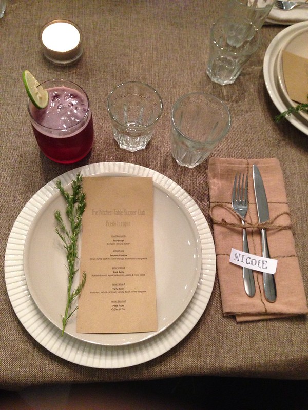 Kitchen table supper club