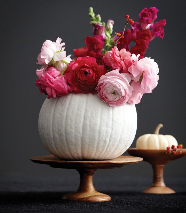 Pumpkin floral arrangement
