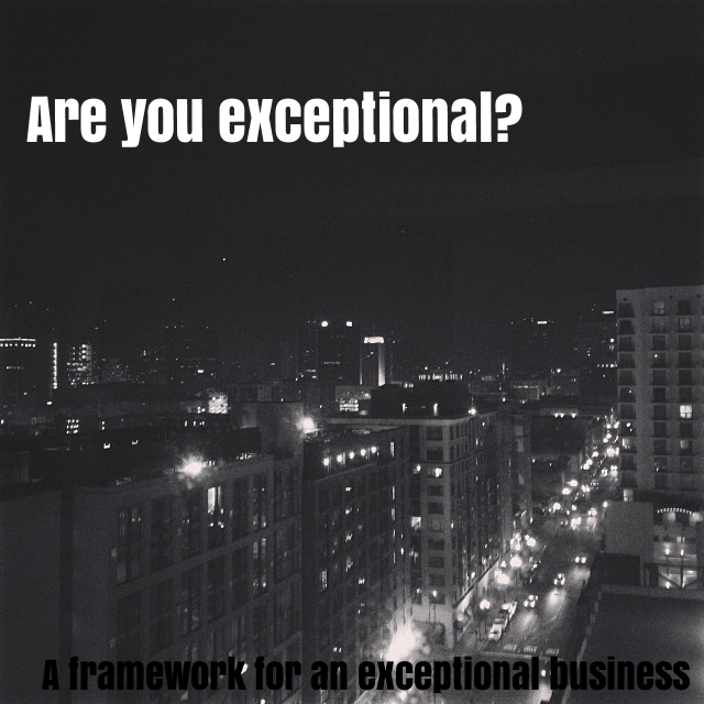 Are you exceptional?