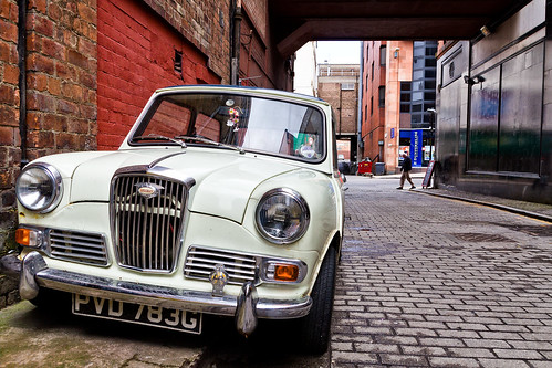 Wolsley Hornet 1969 Mk III found parked in the back alleys of Glasgow.