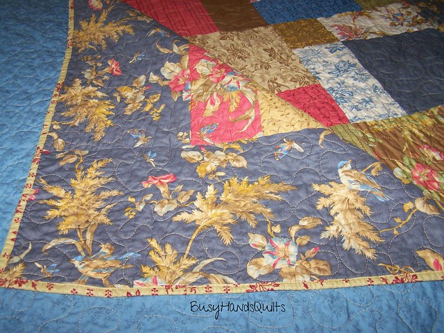 Meadow Disappearing Nine Patch Full Size Quilt