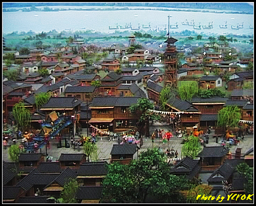 杭州 吳山天風景區 - 057 (城隍閣 內的南宋時期的杭州風情軟木立體畫))