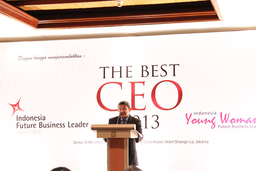 The Best CEO & Indonesia Future Business Leader Award 2013 ~ Sambutan Kemal Gani.