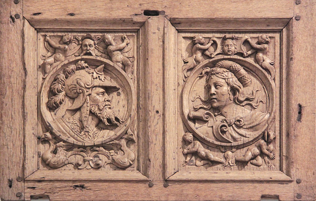 Panel, possibly from a cupboard, about 1540-1600, probably northern France
