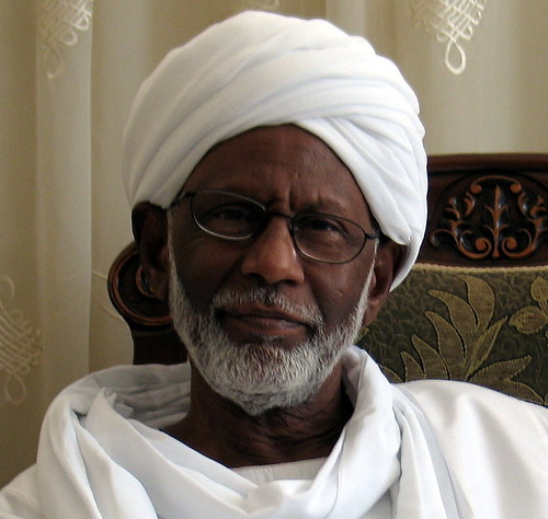 Hassan al-Turabi of Sudan is the leader of the Umma Party which is in opposition to the ruling National Congress Party. Turabi has denounced the coup against President Morsi in Egypt. by Pan-African News Wire File Photos