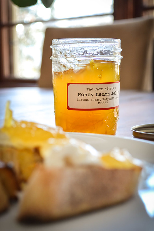 honey lemon jelly and ricotta crostini | things i made today