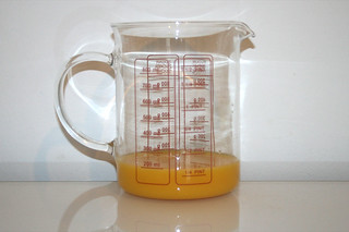 02 - Zutat Orangensaft / Ingredient orange juice