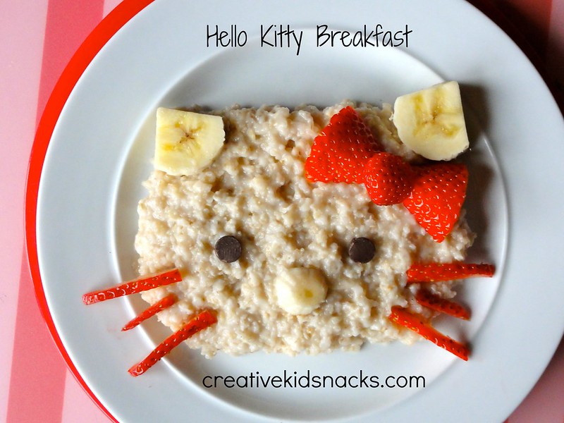 Creative Kid Snacks: Hello Kitty Breakfast