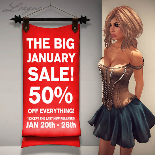 *League* 50% January Sale!