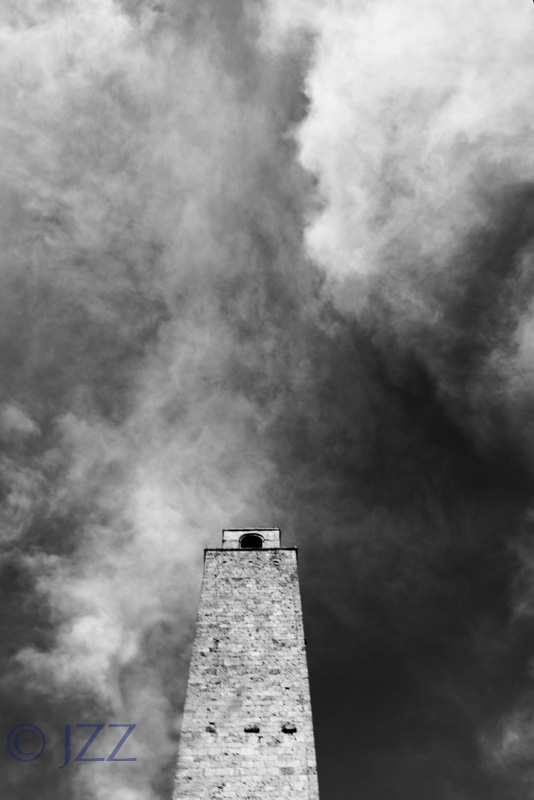 Tower in the sky, San Gimgnano