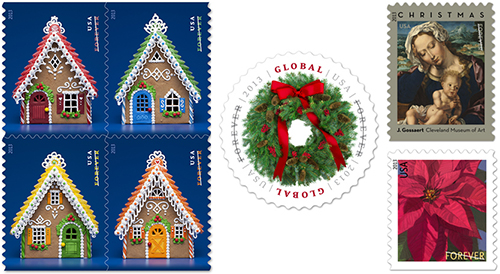 holiday stamps 2013