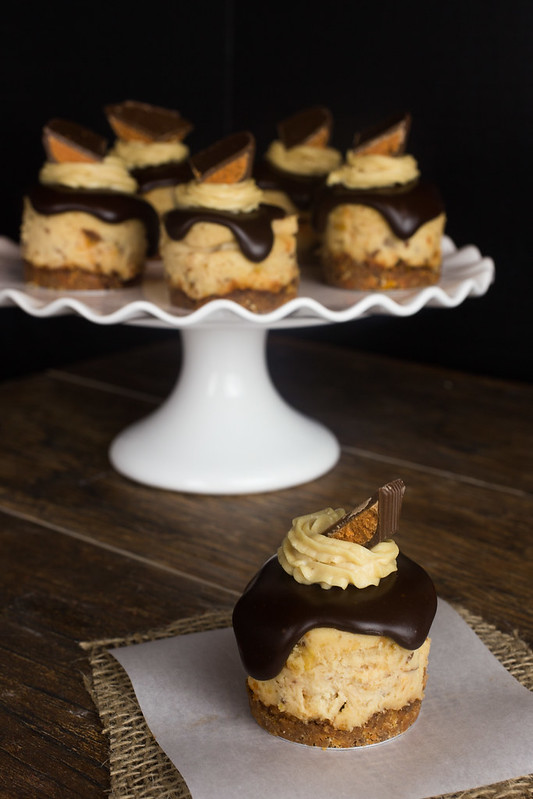 Butterfinger Peanut Butter Cup Cheesecakes #ThatNewCrush #Shop