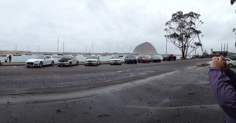 BMW Active E Wake at Morro Bay, CA