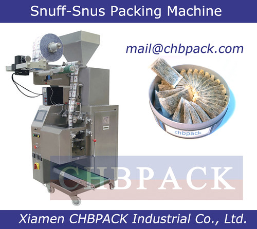 tobacco snus/snuff packing machine