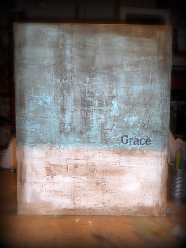 Grace canvas by Lynne Larkin