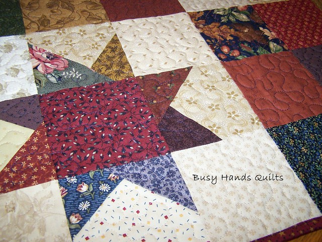 Scrappy Star 9-Patch Wall Hanging Quilt